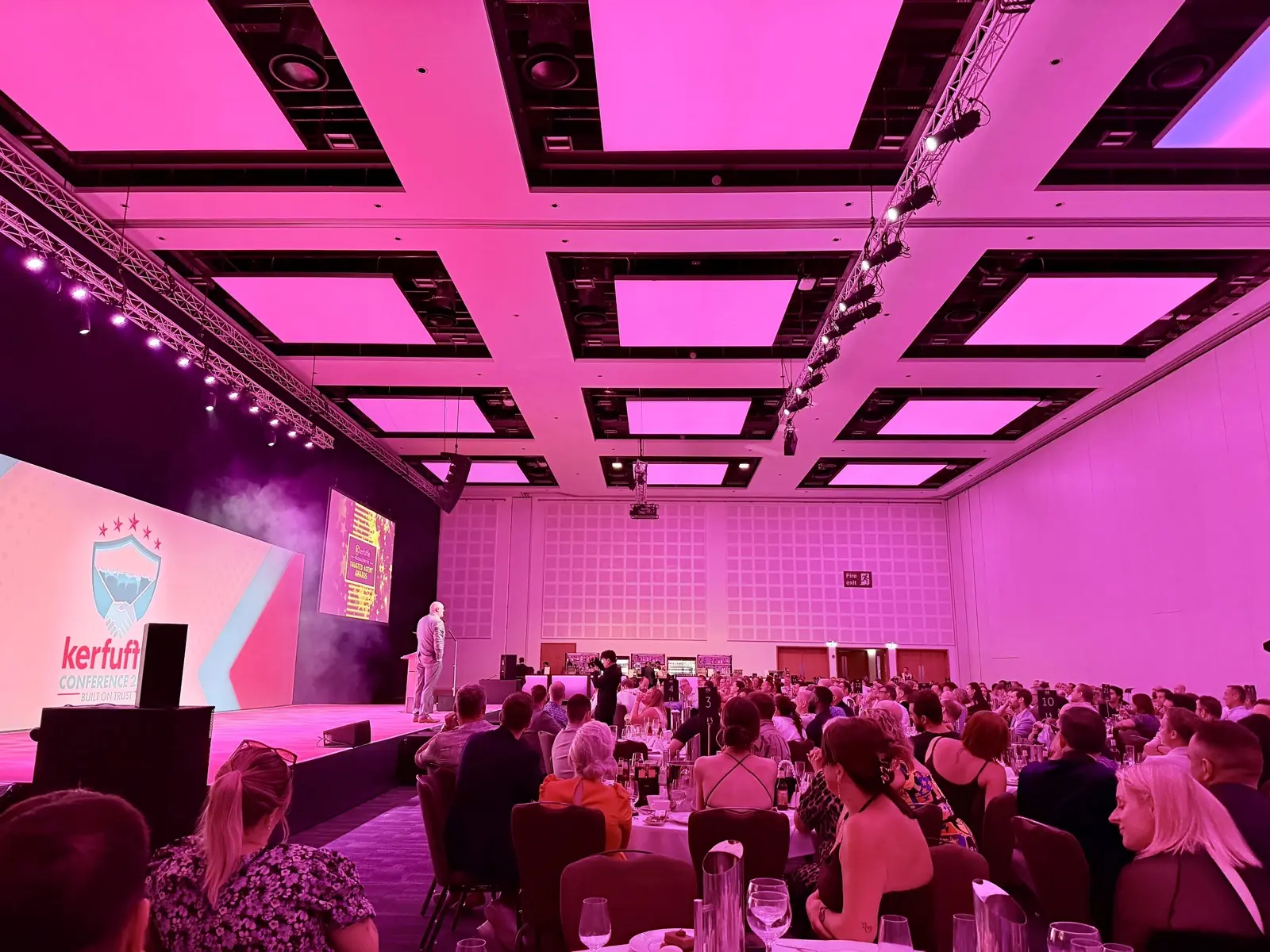 The Kerfuffle Conference 2026 gala dinner and awards at ICC Newport